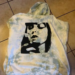 NWT Taylor Swift Midnights Green Tie Dye Hoodie